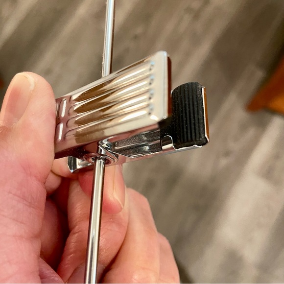 Set of 8 - Container Store Wooden Pant/Skirt Hanger Natural - Picture 2 of 2